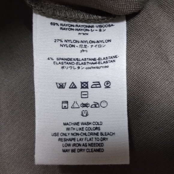 Free People NWT Highlands A-line Army Green Mini Skirt Size Small - Picture 9 of 11